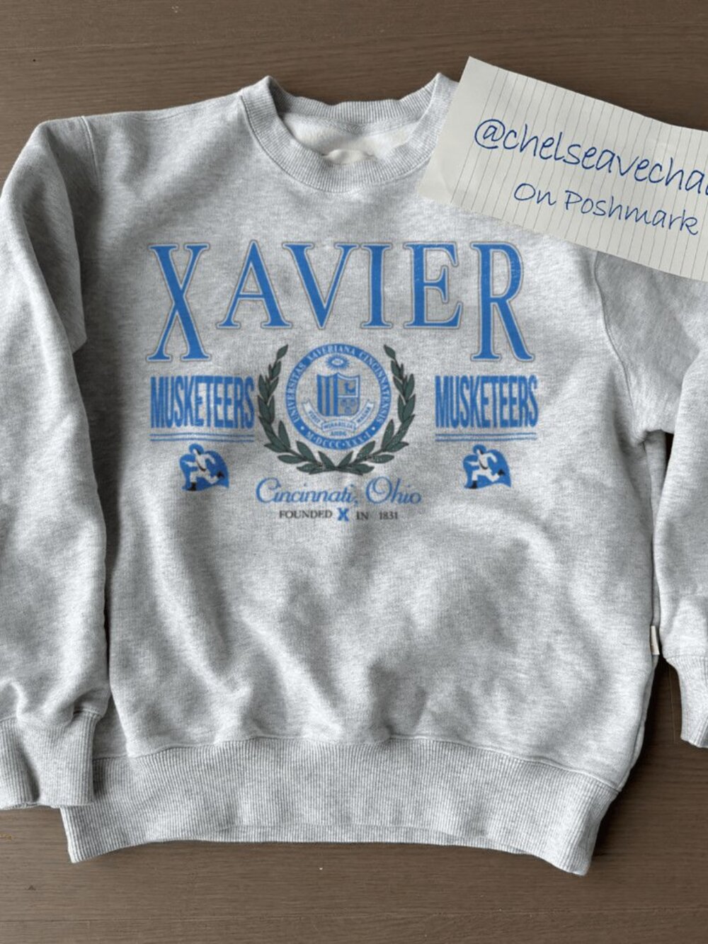 90s Vintage Xavier University Crewneck Sweatshirt, Retro Xavier University Shirt